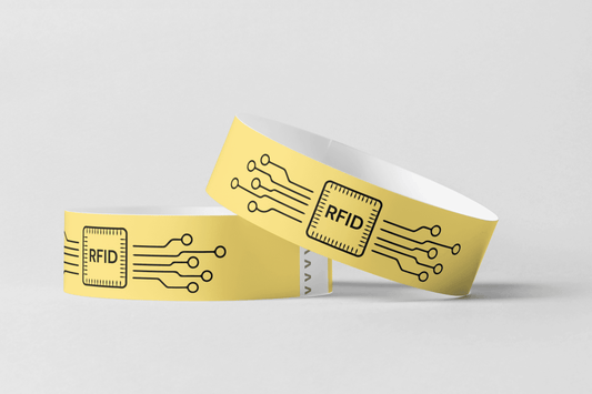 RFID Paper Wristbands - Colour Print And Mifare UL EV1 Paper wristbands JM Band®