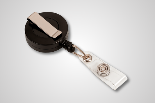 A photo of Badge Reels - Yoyo for ID Card Holder from JM Band®. Purchase Accessories in access control here.