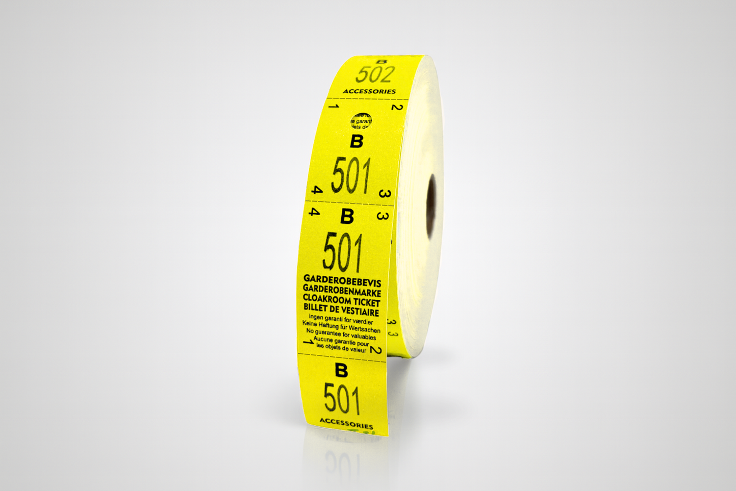 Ingressos para vestiário 3-partes (500 unid.)