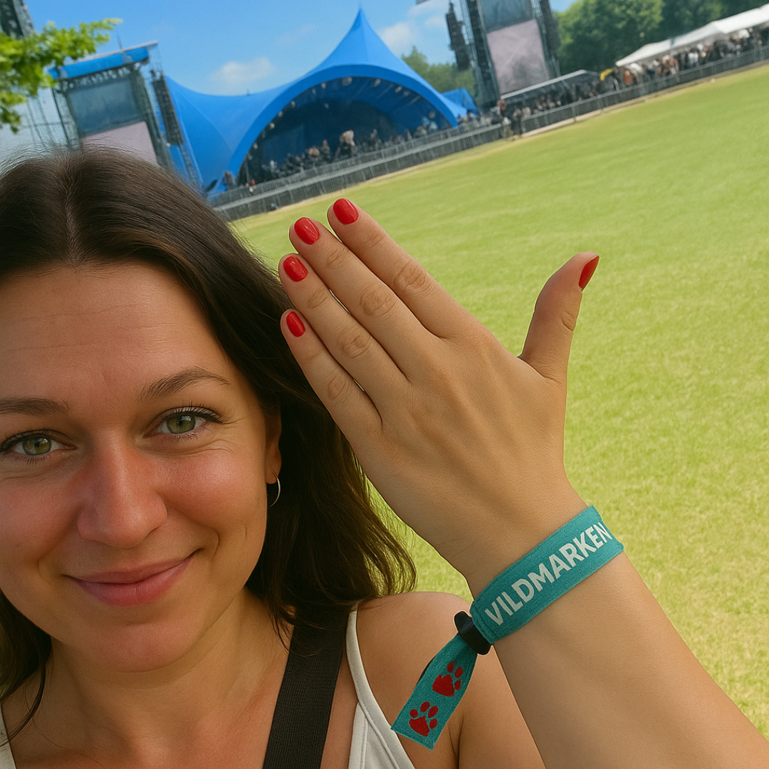 Pulseiras de algodão com impressão a cores