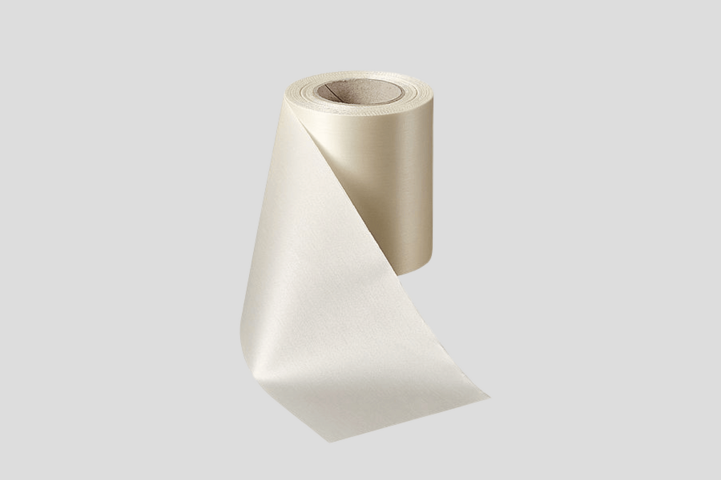 ECO Satin Ribbon Rolls 100 mm Ribbon JM Band EU Ivory