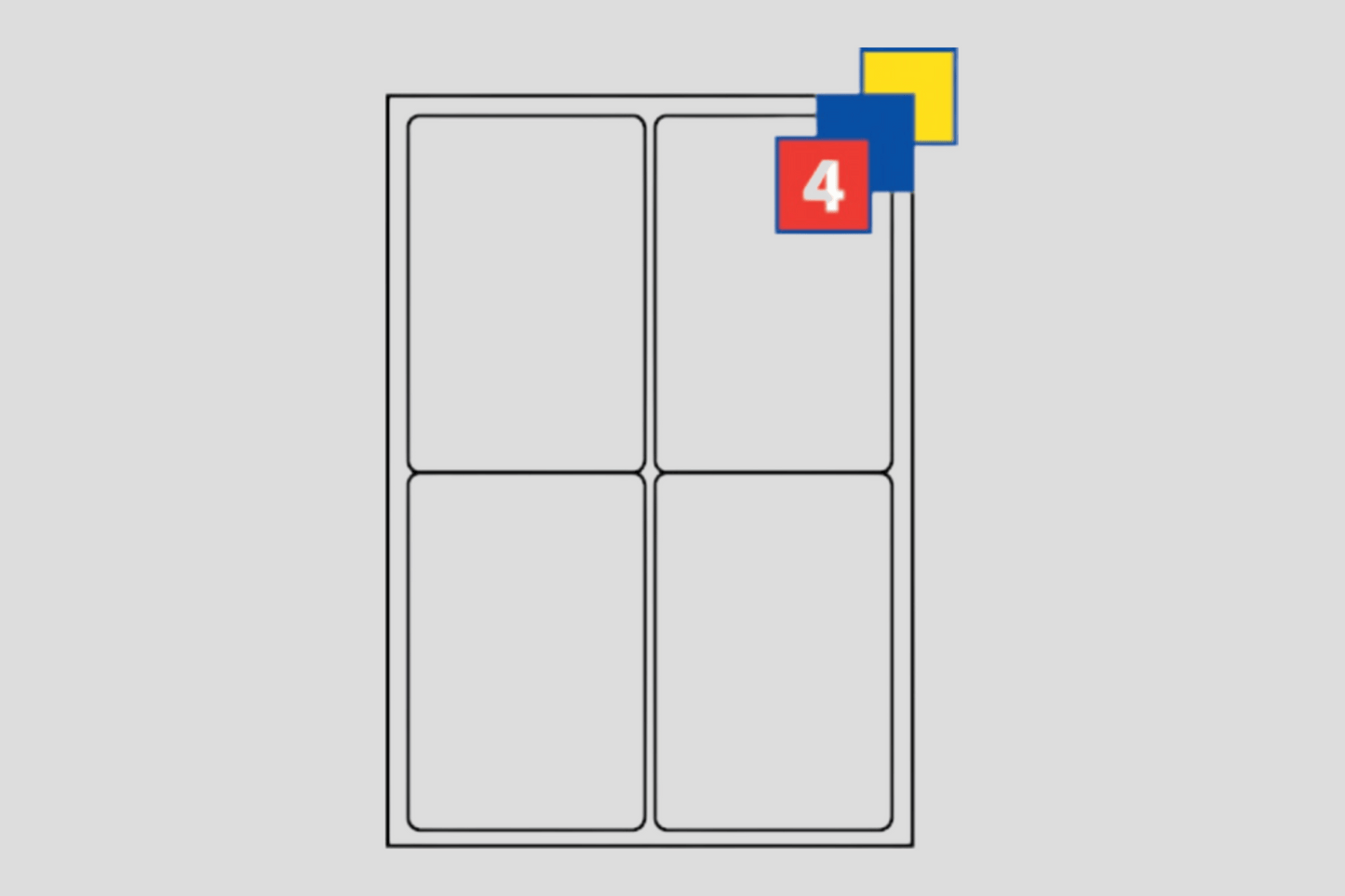 Stickers A4 Sheets without Print Accessories JM Band EU