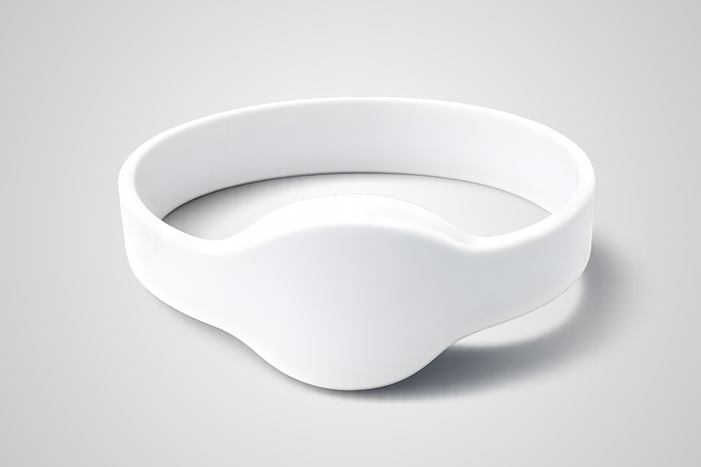 Pulseira de silicone NFC de marca branca, modelo JM01, da JM Band®.