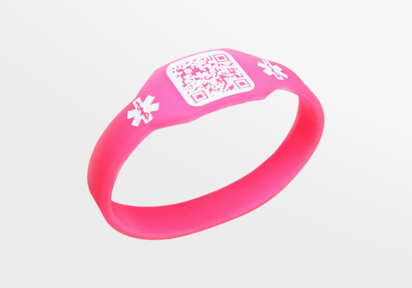 Pulseiras de silicone com código QR Pulseiras de silicone JM Band®