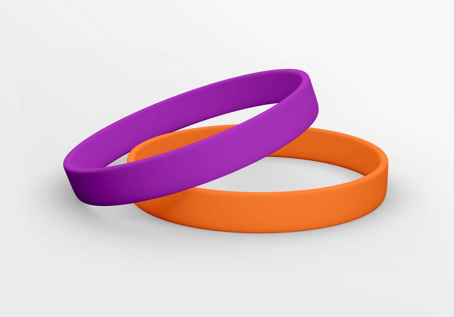 Pulseiras de silicone lisas Pulseiras de silicone JM Band®