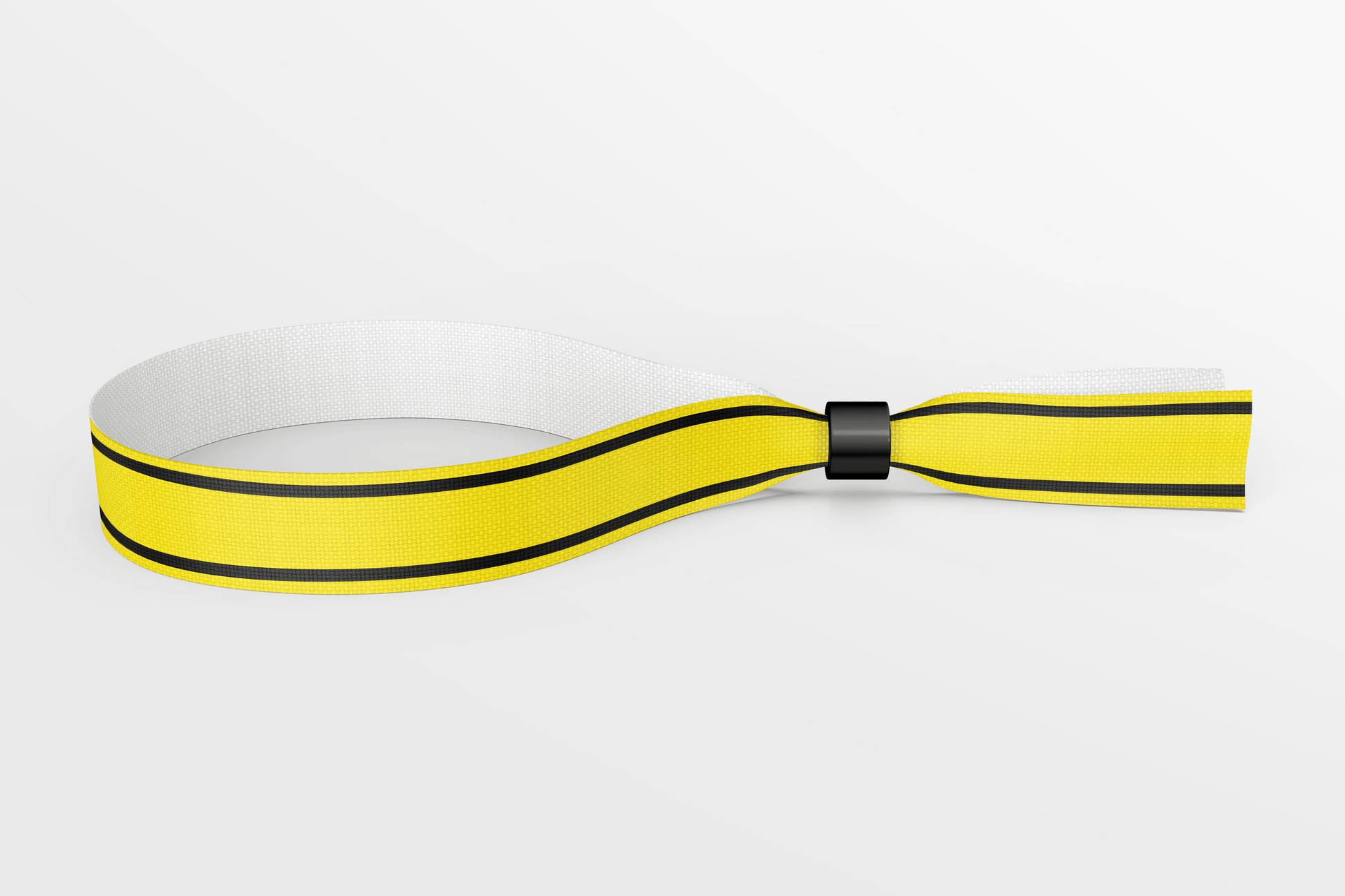 Fabric Wristbands in Stock Fabric Wristbands JM Band® 50 Yellow A