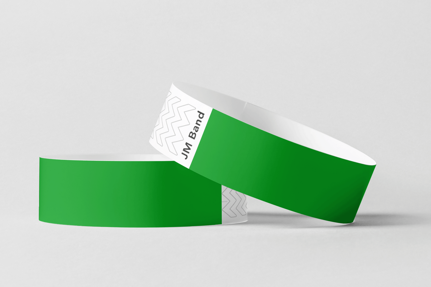 Paper Wristbands - Plain Stock Paper wristbands JM Band EU 10 Dark Green
