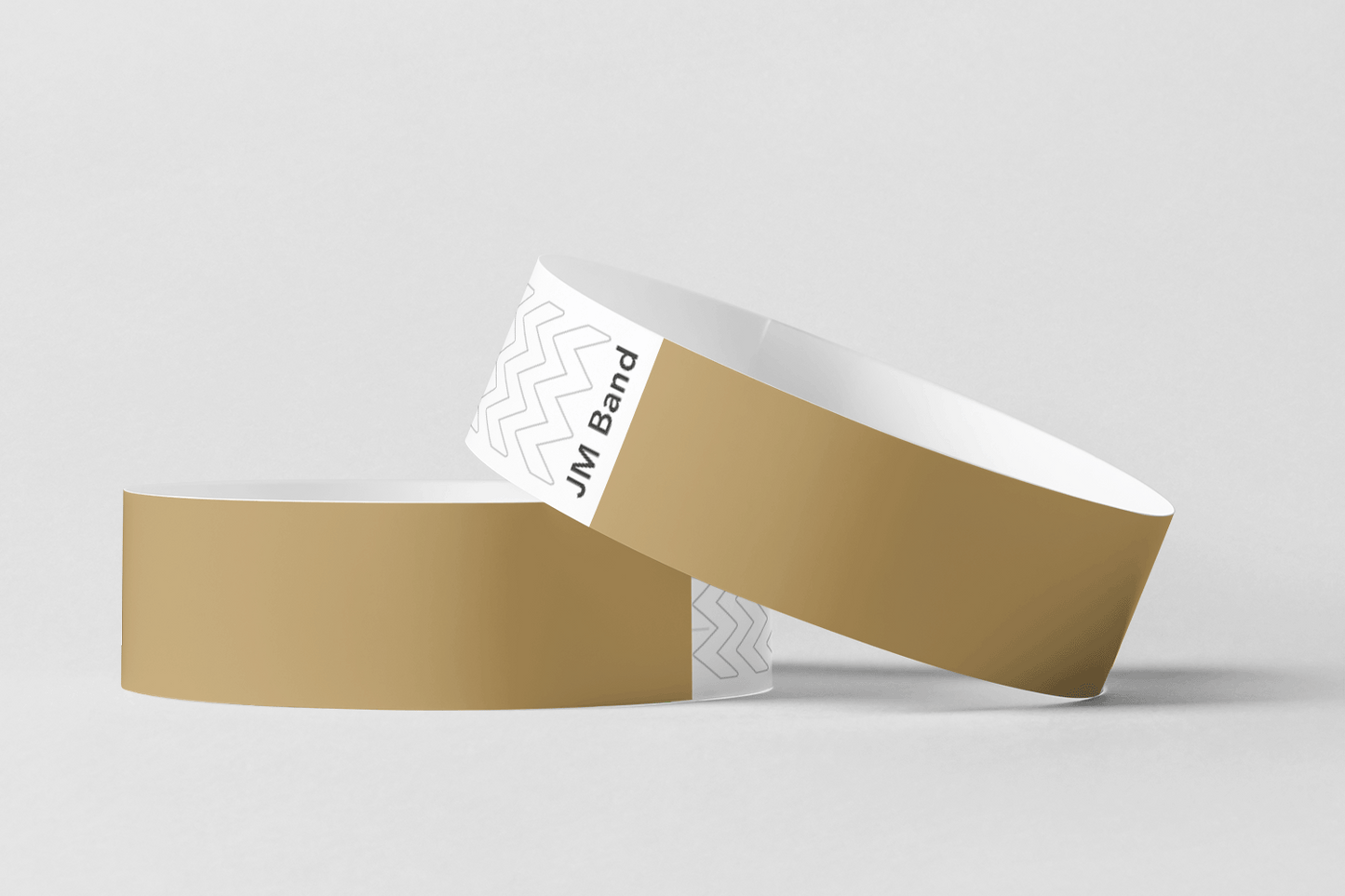 Paper Wristbands - Plain Stock Paper wristbands JM Band EU 10 Bronze