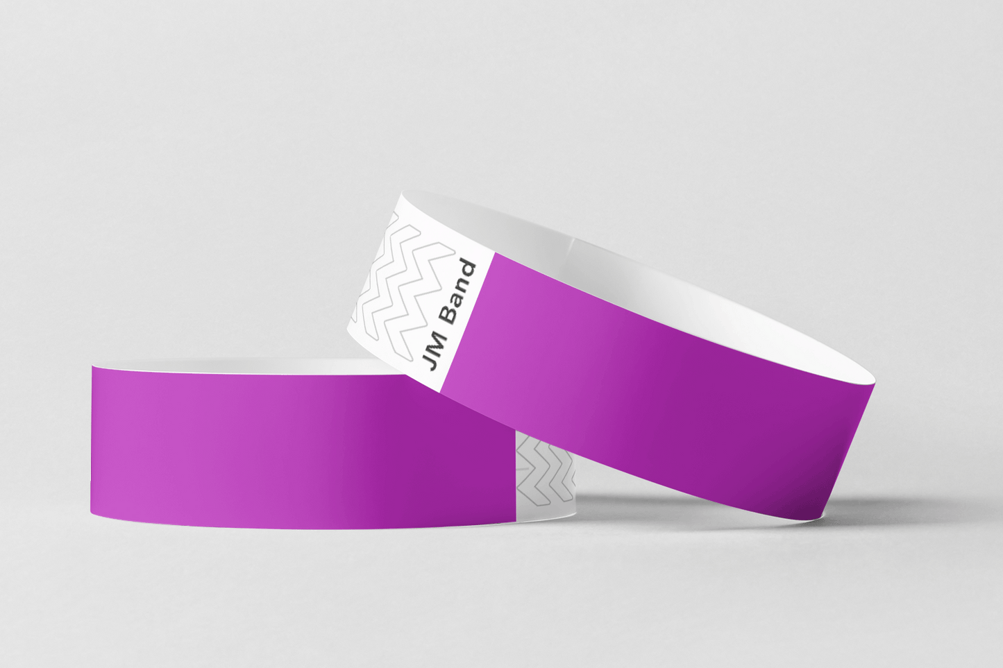 Paper Wristbands - Plain Stock Paper wristbands JM Band EU 10 Purple