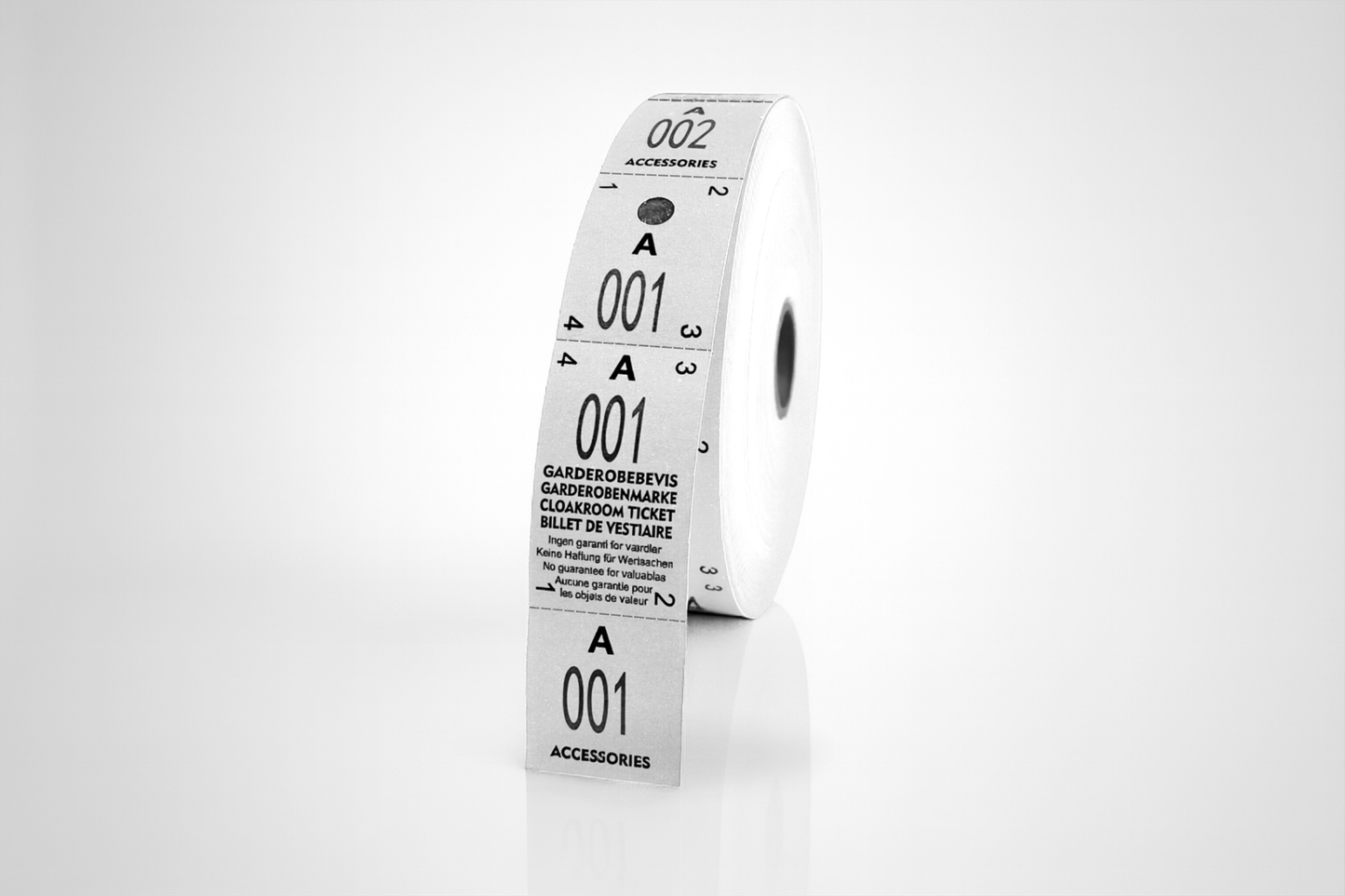 Ingressos para vestiário 3-partes (500 unid.)