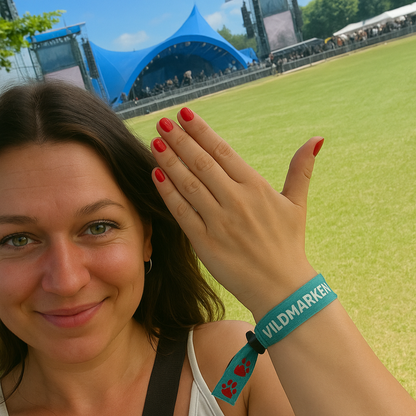 Pulseiras de algodão com impressão a cores