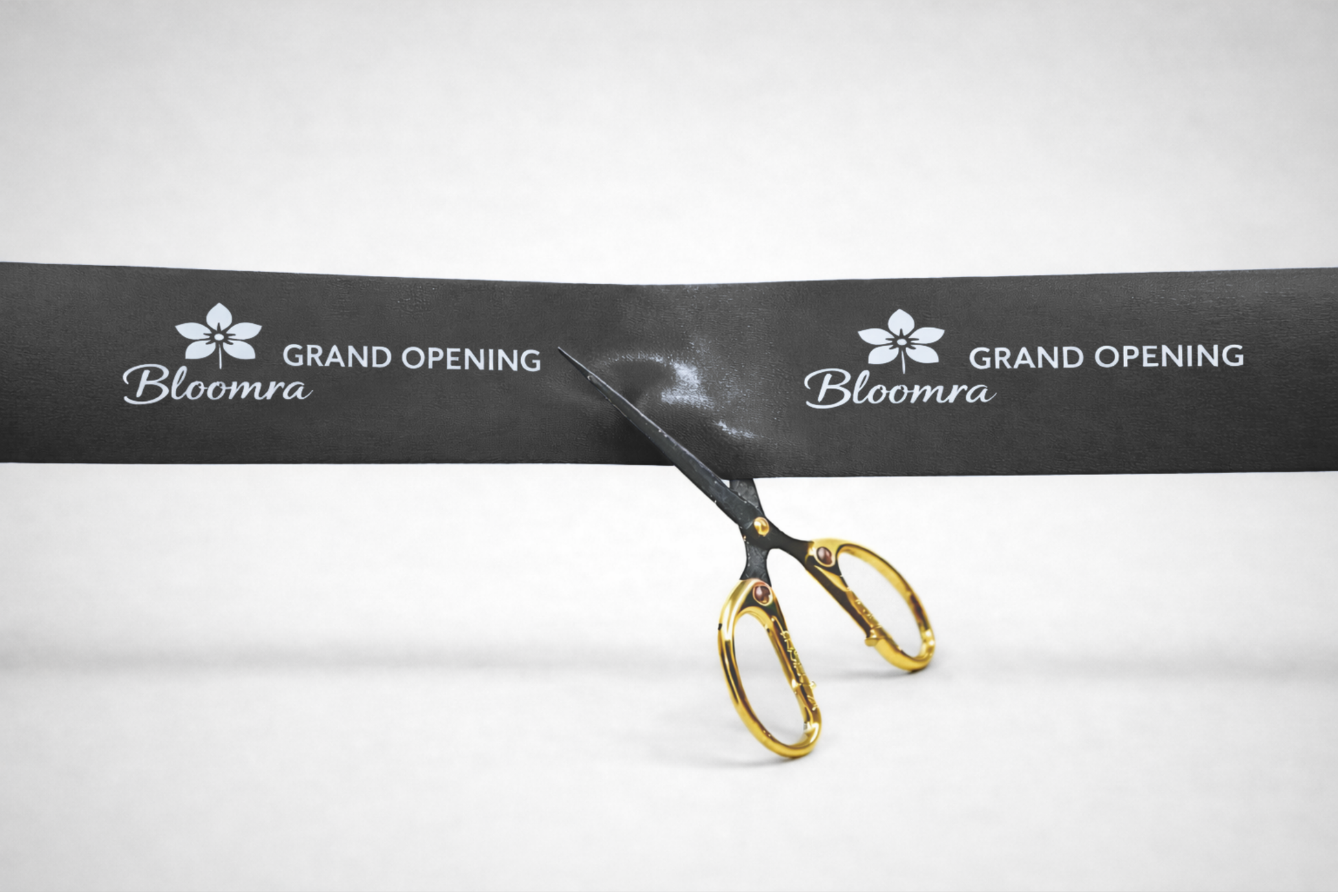 Fita preta de posse com impressão personalizada da JM Band®.