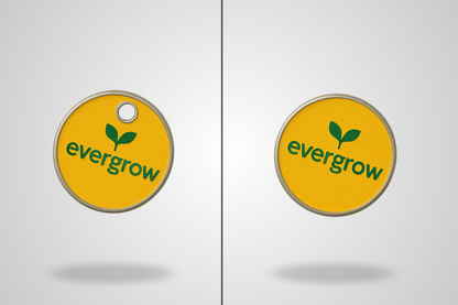 Moedas de carrinho com logotipo