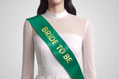 Faixa verde com estampa personalizada, crie a sua própria na JM Band®.