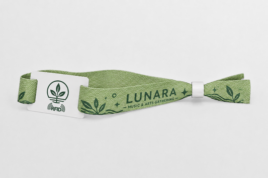 Pulseiras de tecido com MiFare Ultralight EV1