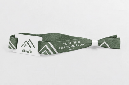 Pulseiras de algodão RFID com estampa