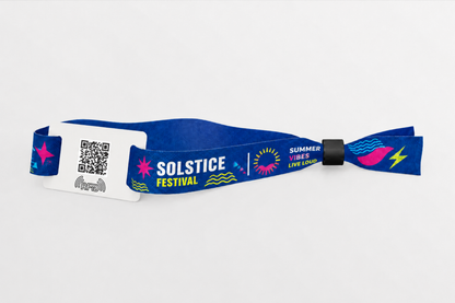 Pulseiras de tecido RFID com impressão
