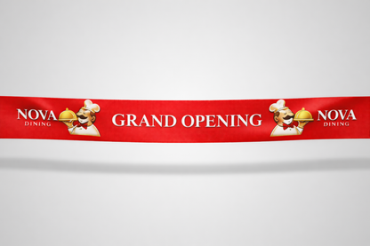 Fita de Inauguração com Impressão Colorida