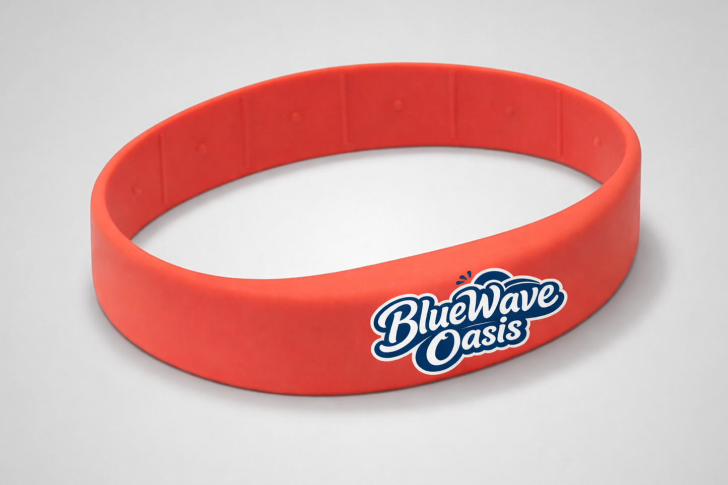 Pulseira de silicone vermelha com RFID avançado da JM Band®