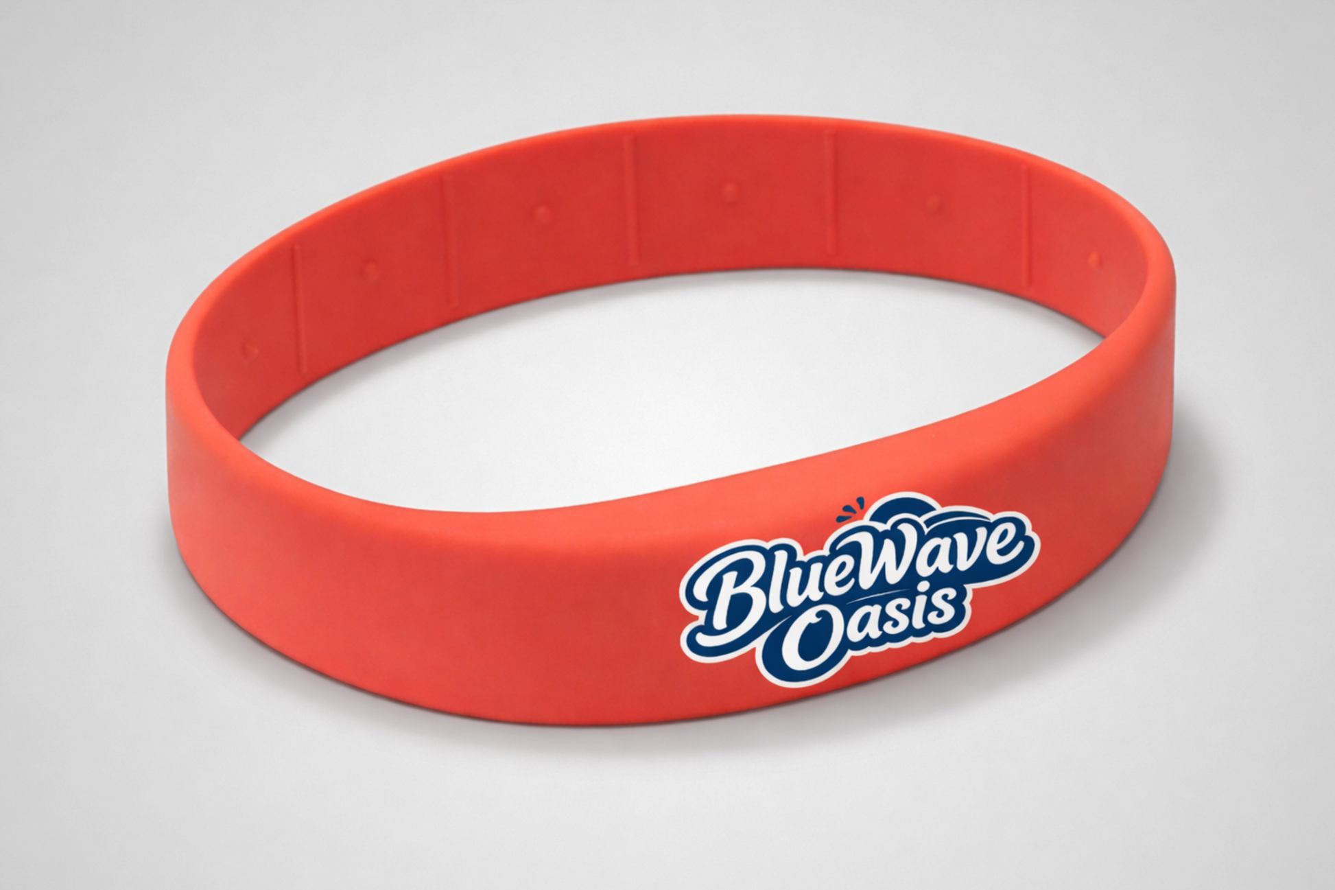 Pulseira de silicone vermelha com RFID avançado da JM Band®