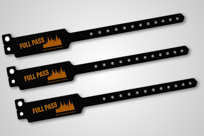 Pulseiras de vinil "W-Shape" com estampa