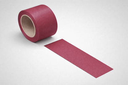 Fita de presente larga em vermelho escuro da JM Band®.