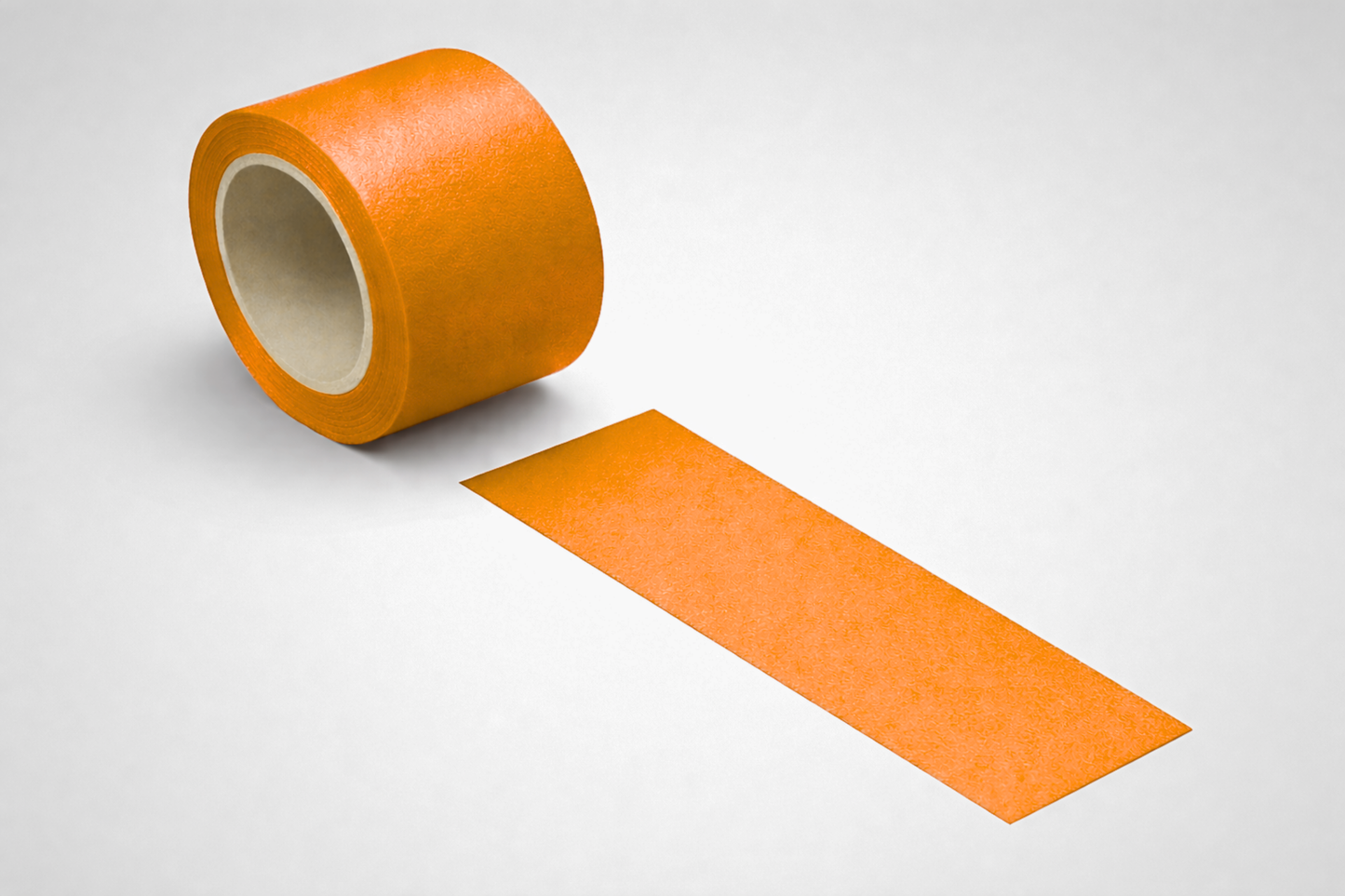 Fita de presente laranja larga disponível em estoque na JM Band®.