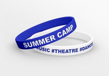 Pulseiras de silicone com relevo colorido JM Band®